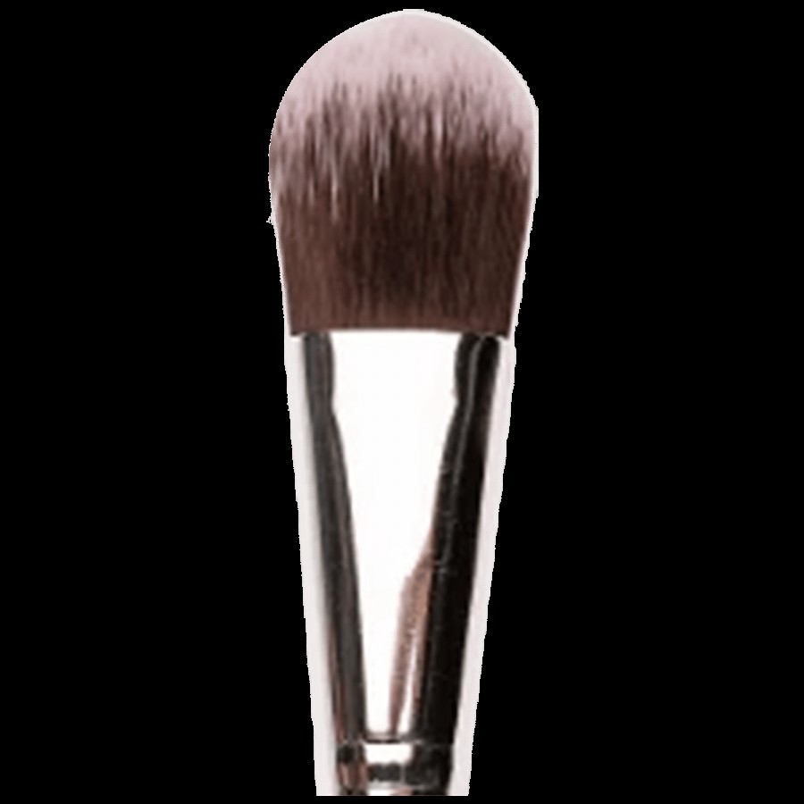 PLUME Professional Flat Foundation Application Brush - For Flawless Make Up Application