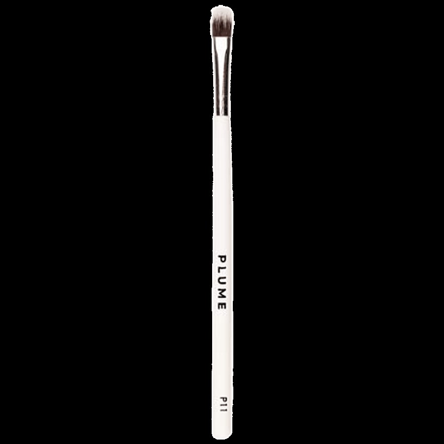 Plume Flat Synthetic Cut Crease Eye Brush - For Flawless Makeup Application