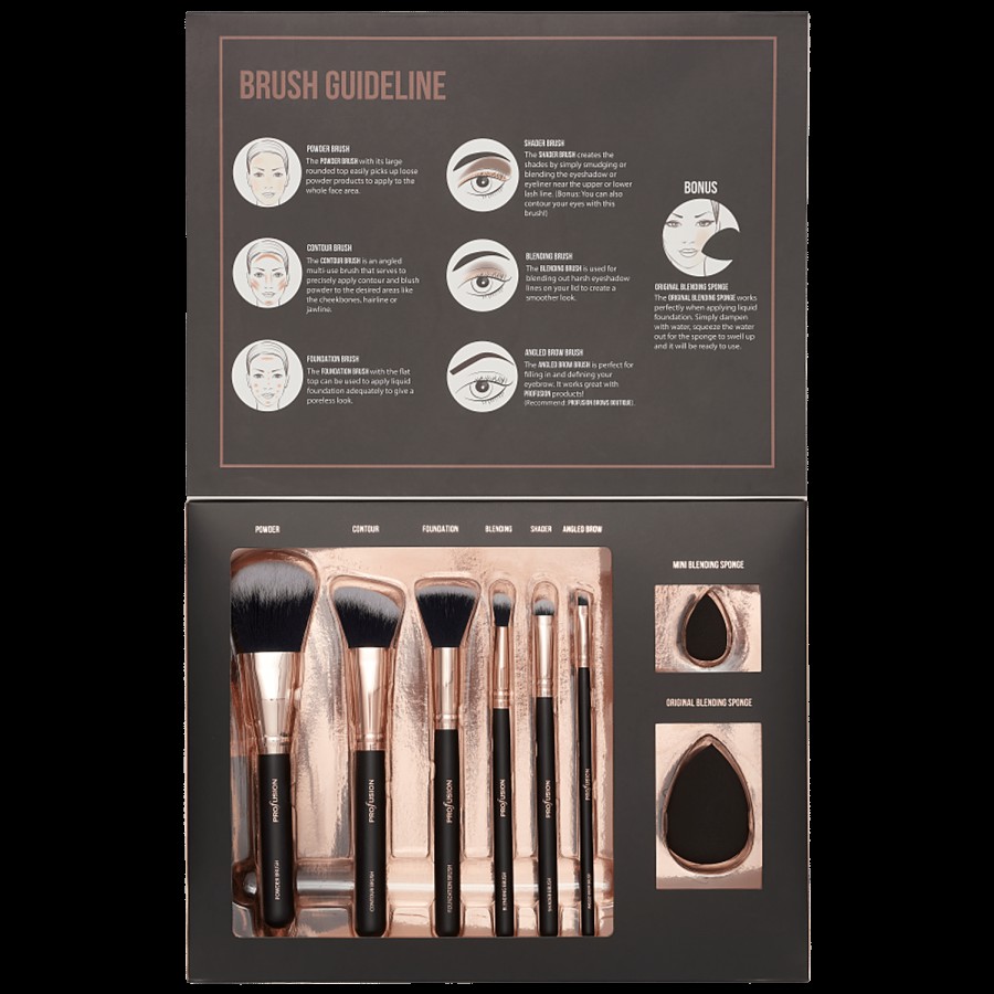 Profusion Cosmetics Professional Brush Vault