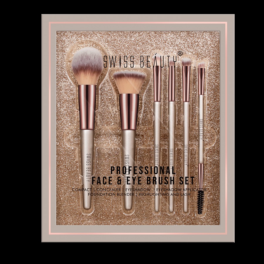 Swiss Beauty Professional Face & Eye Brush Set