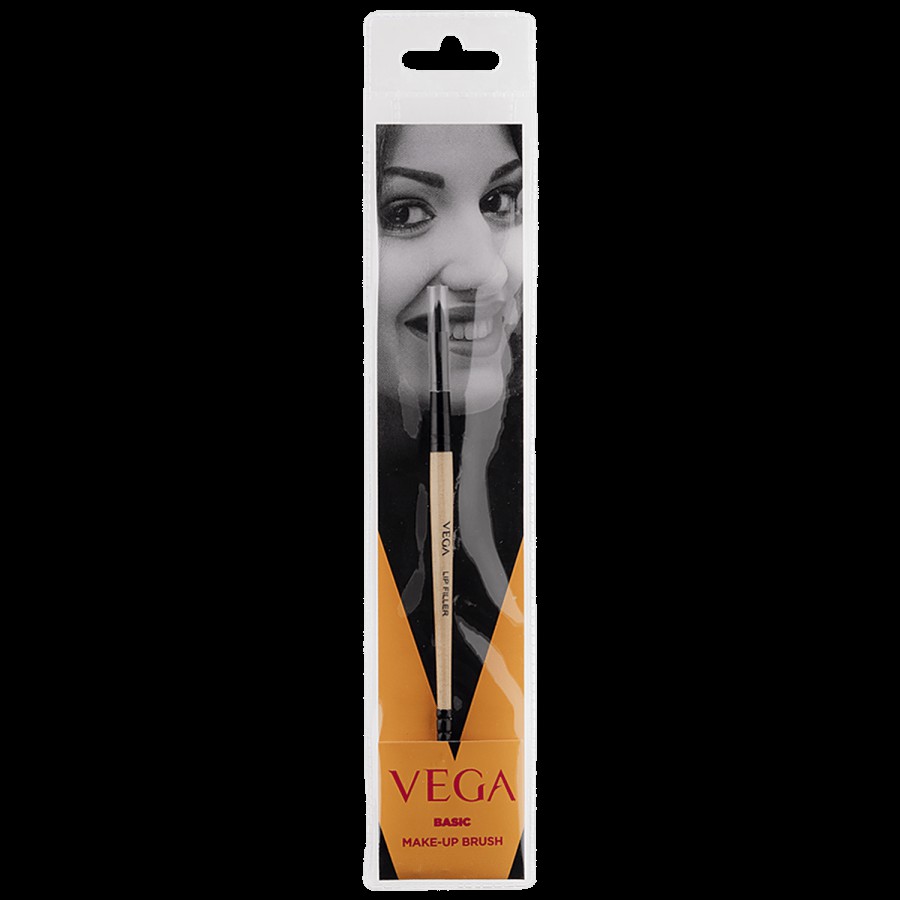 Vega 2-In-1 Mini Make Up Brush - Lip Filler