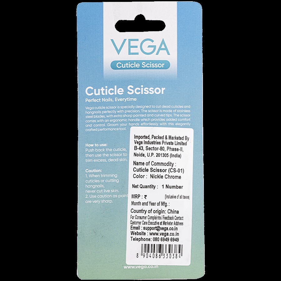 Vega Cuticle Scissor - CS-01