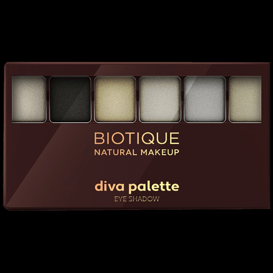 Biotique Natural Makeup Diva Palette Eye Shadow - Forest Shimmers