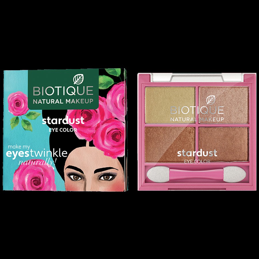 Biotique Natural Makeup Stardust Eye Shadow - Earth Song