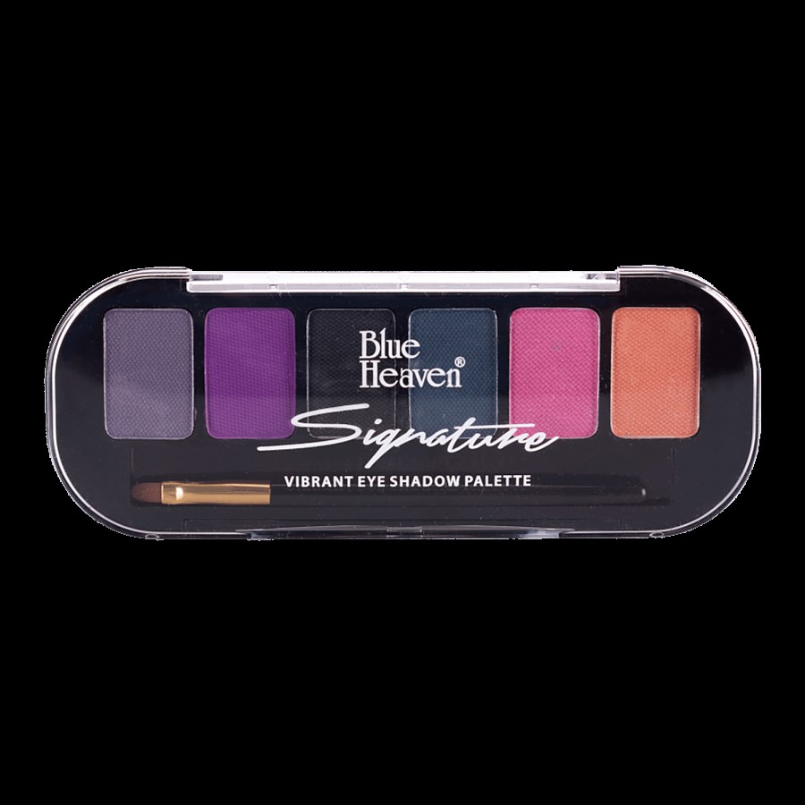 Blue Heaven Signature - Professional Vibrant 6-In-1 Eyeshadow Palette 01