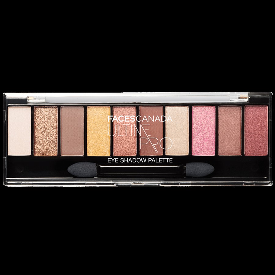 Faces Canada Ultime Pro Eye Shadow Palette - Highly Pigmented