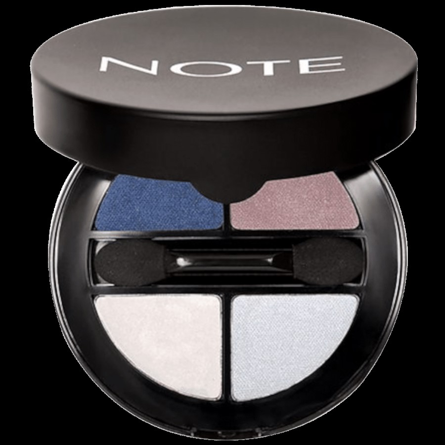 Note Luminous Silk Quattro Eyeshadow