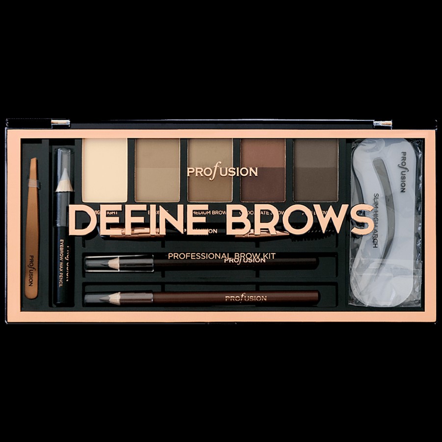 Profusion Cosmetics Define Brows Artistry Palette