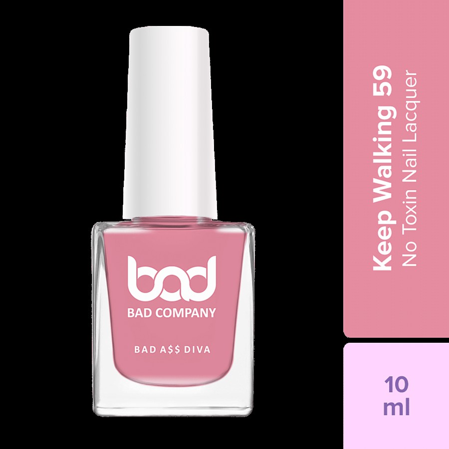 Bad Company No Toxin Nail Lacquer - Long-Lasting