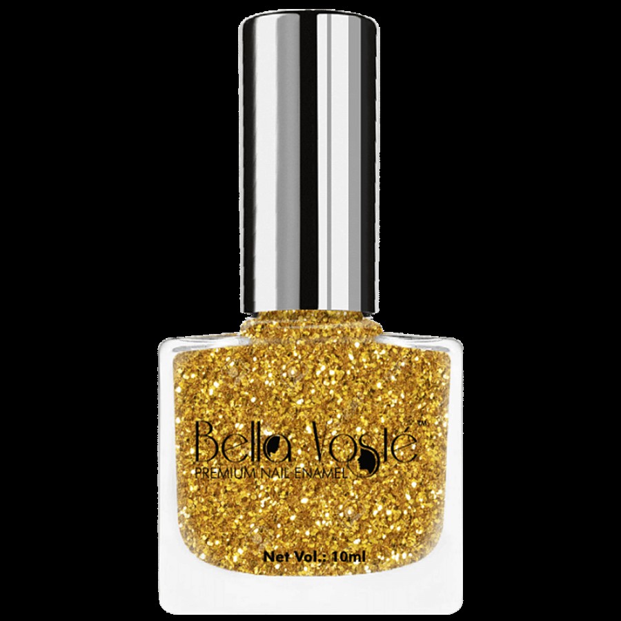 Bella Voste Premium Nail Enamel - Glitter Paint