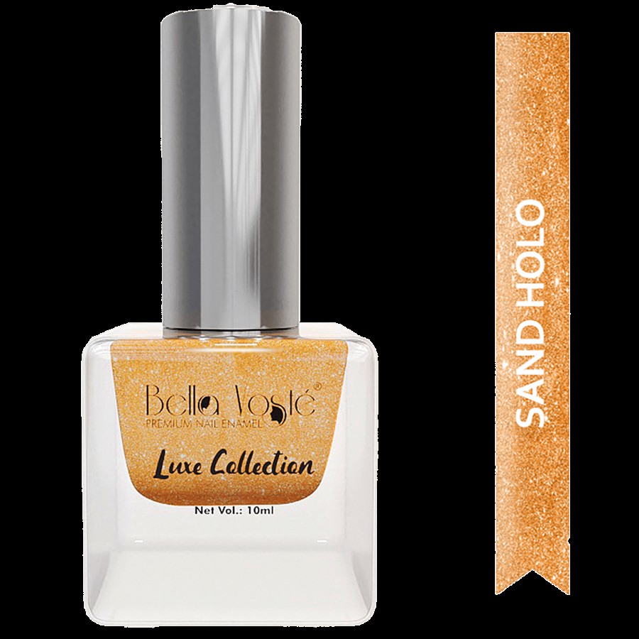 Bella Voste Sand Holo Premium Nail Enamel Luxe Collection - Toxin Free