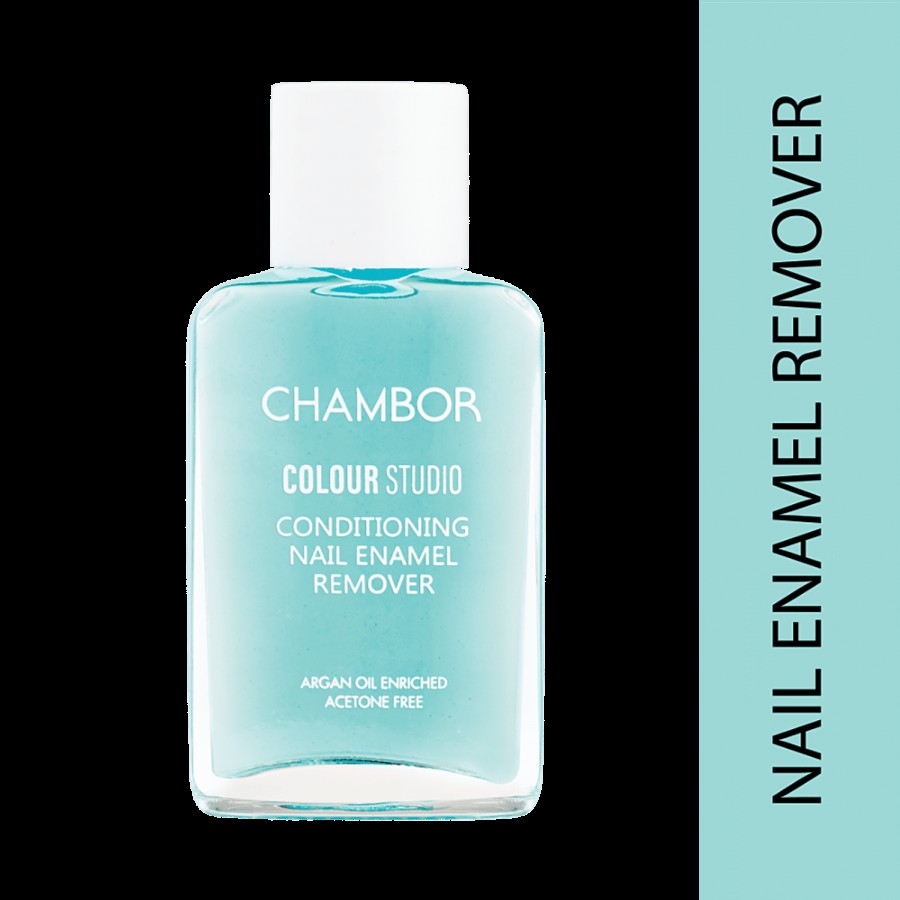 Chambor Colour Studio Conditioning Nail Enamel Remover - With Argan Oil