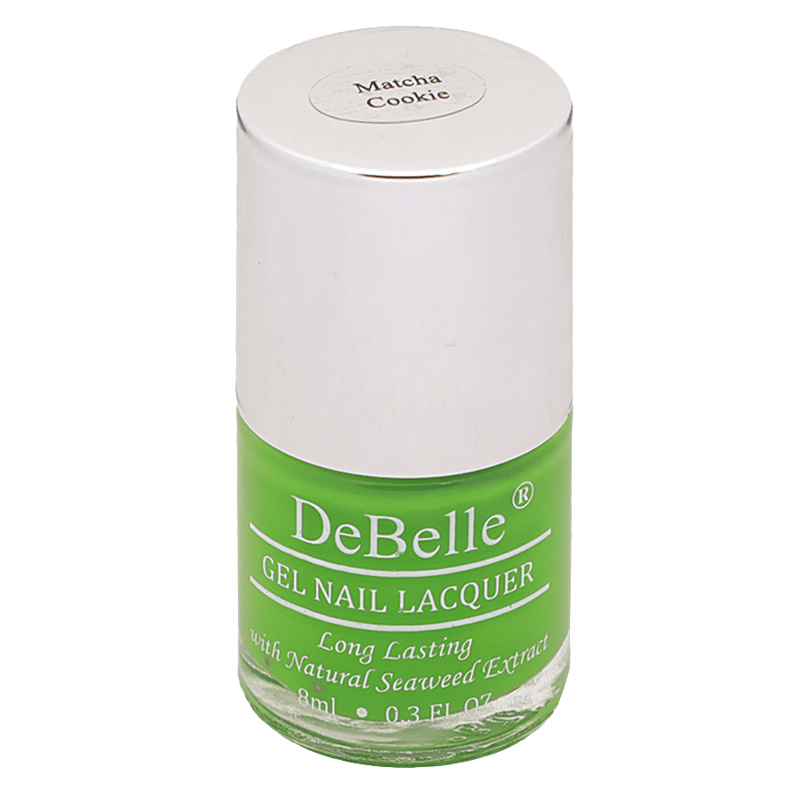 DeBelle Gel Nail Lacquer - Parrot Green With Natural Seaweed Extract