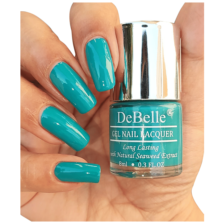 DeBelle Gel Nail Lacquer - Turquoise Blue Nail Polish