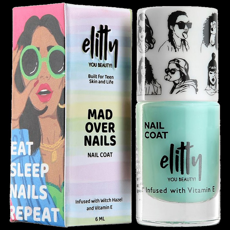 Elitty Mad Over Nails Nail Coat With Witch Hazel & Vitamin E