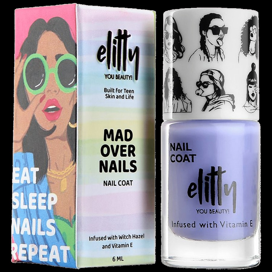 Elitty Mad Over Nails Nail Coat With Witch Hazel & Vitamin E