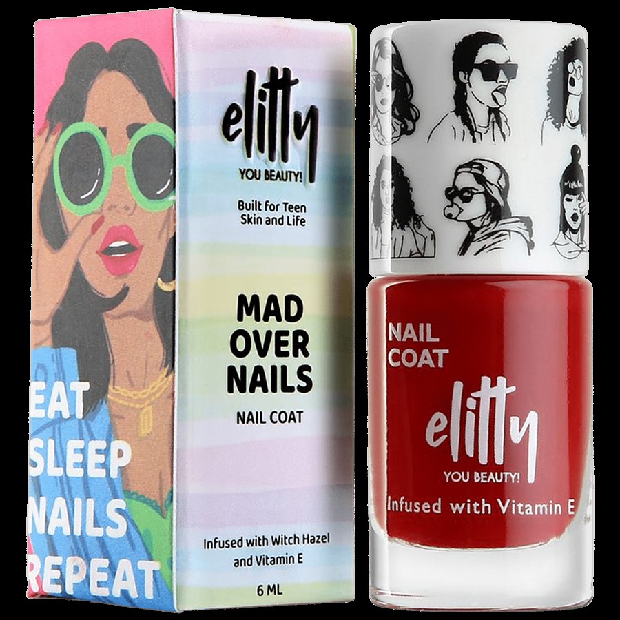 Elitty Mad Over Nails Nail Coat With Witch Hazel & Vitamin E