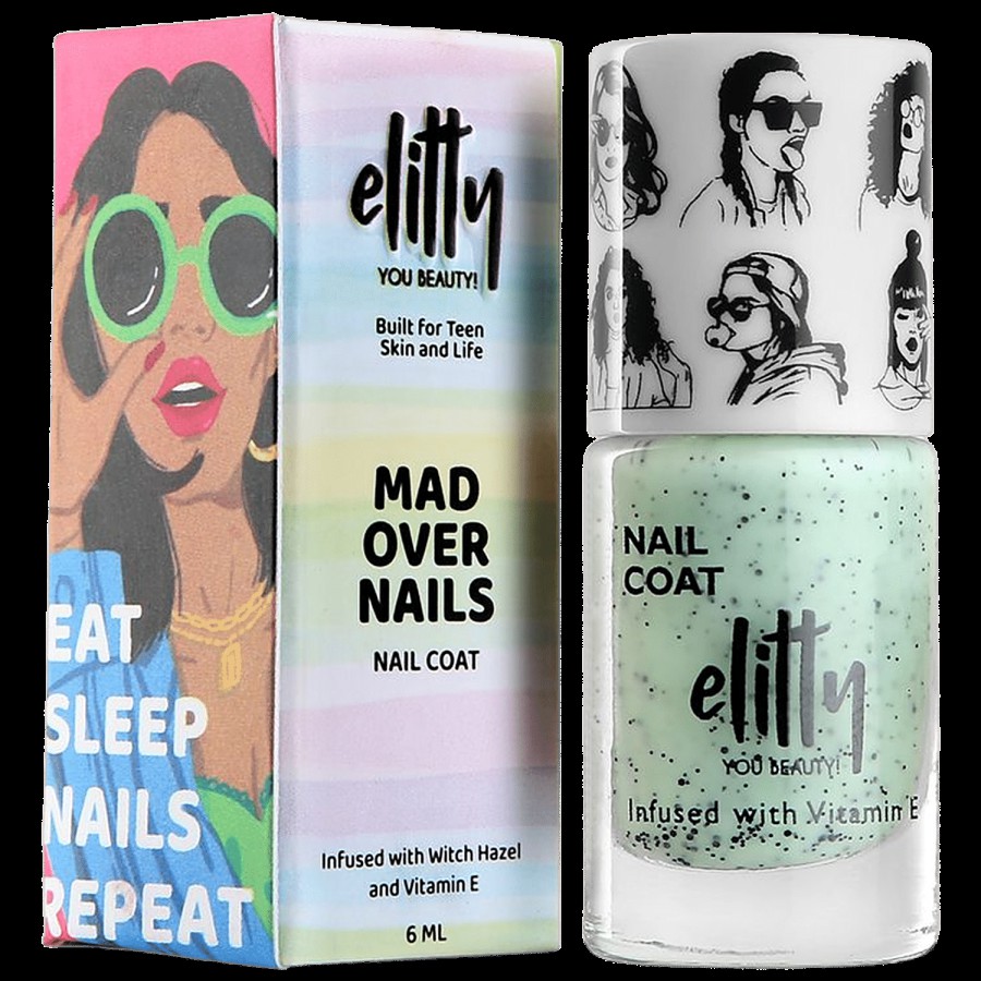 Elitty Mad Over Nails Nail Coat With Witch Hazel & Vitamin E