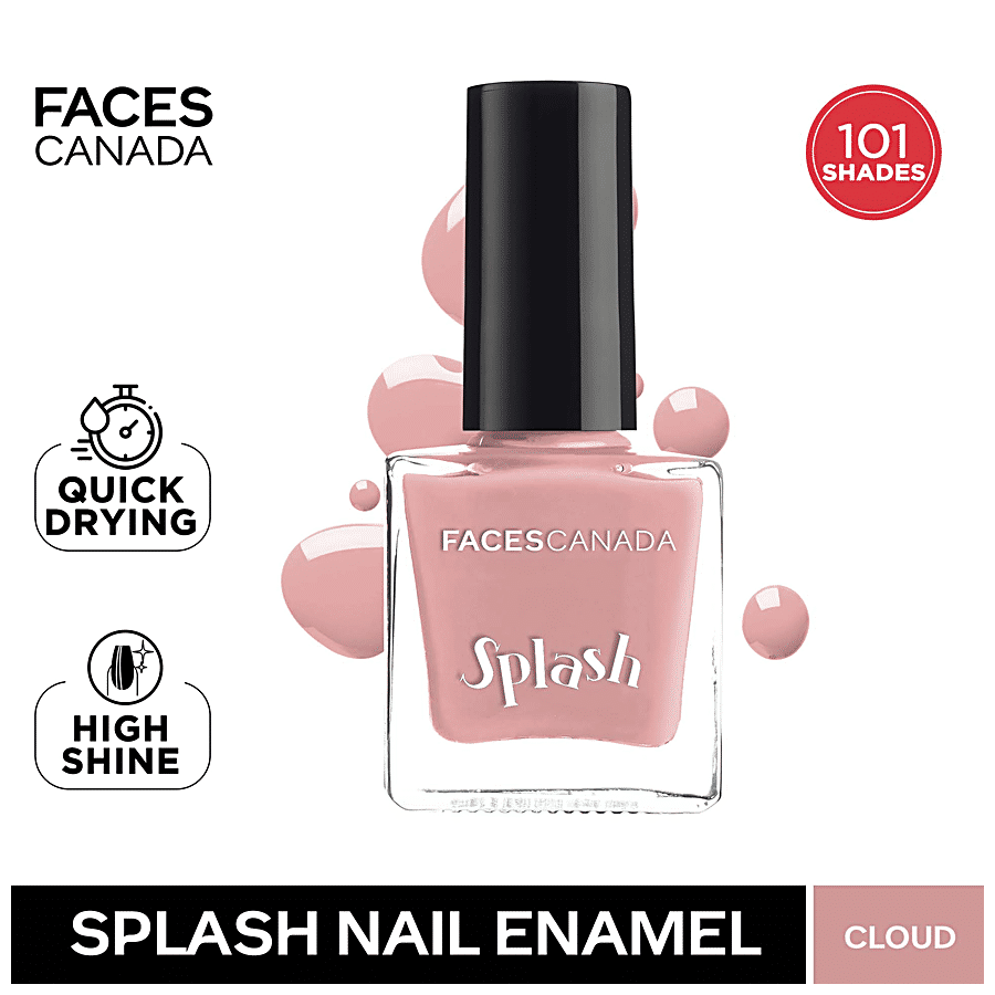 FACES CANADA Splash Nail Enamel - Quick-Drying