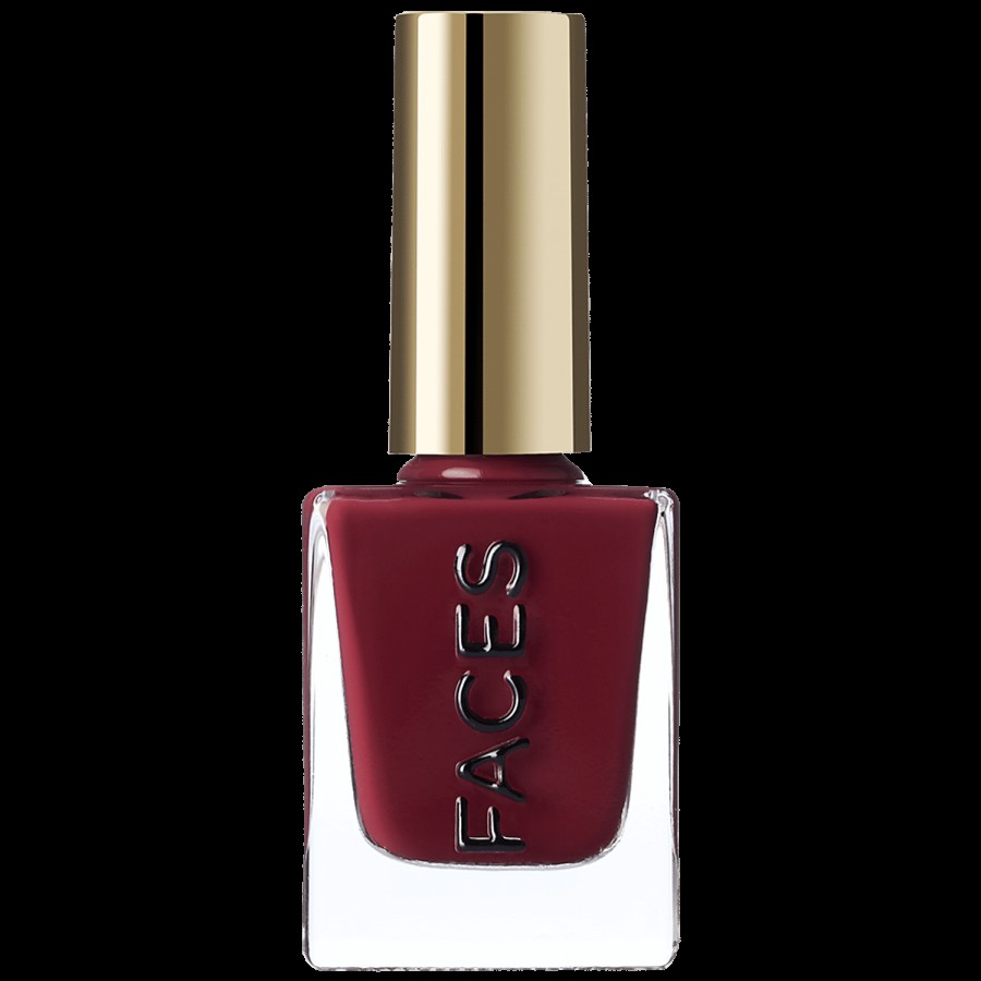 Faces Canada Belle De Luxe Nail Enamel - Chip-Resistant