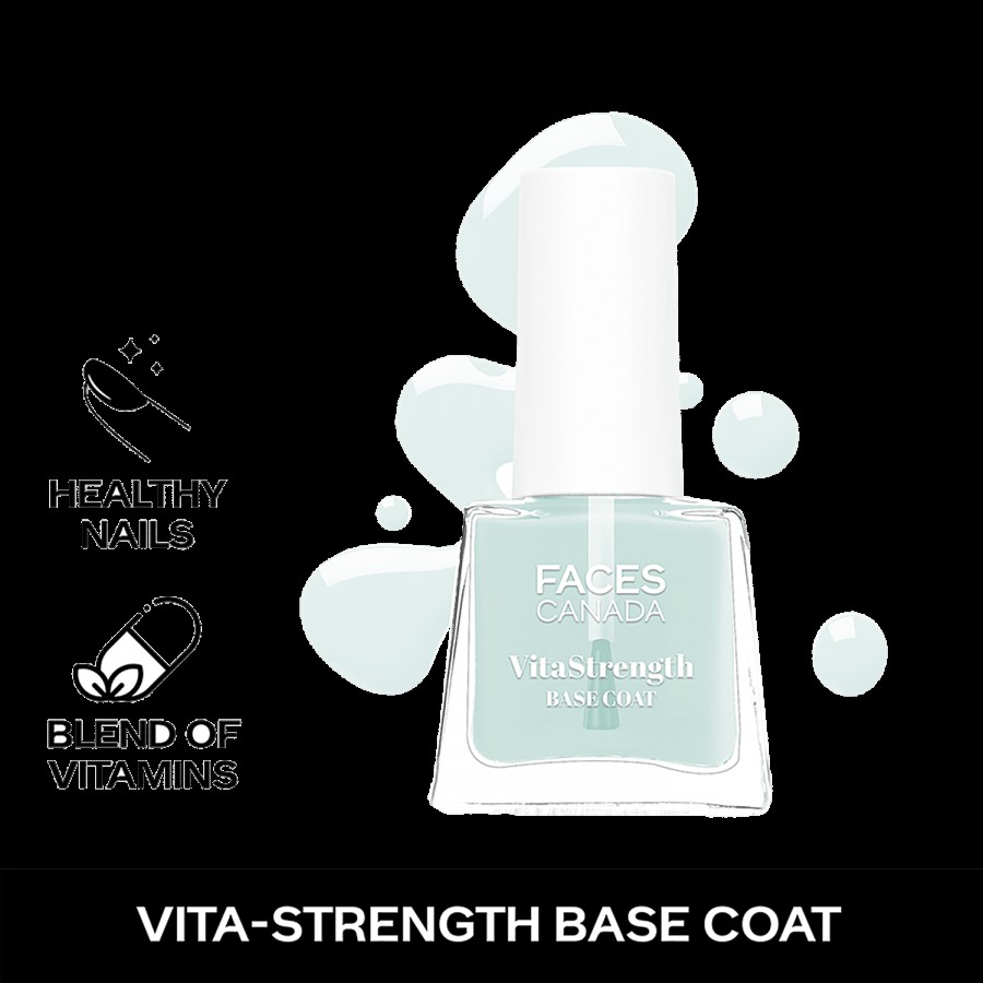 Faces Canada Bright & Shine Nail Coat - Protects & Strengthens Nails