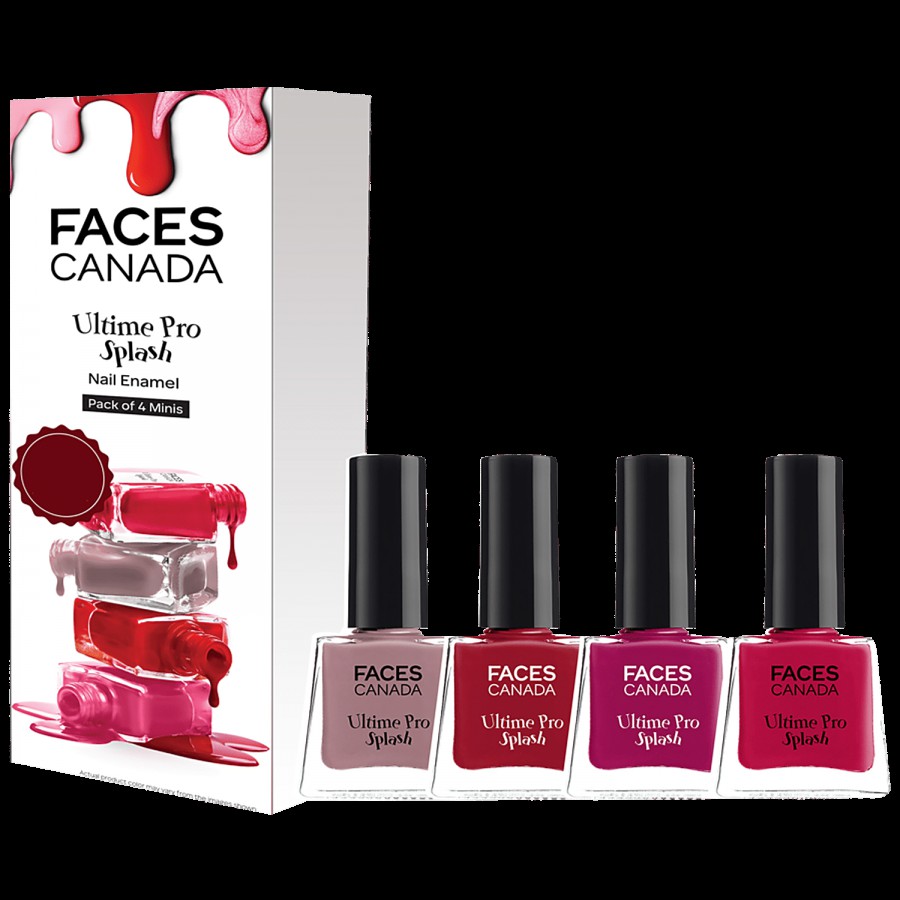 Faces Canada Ultime Pro Splash Mini Nail Enamel - Floral Dream