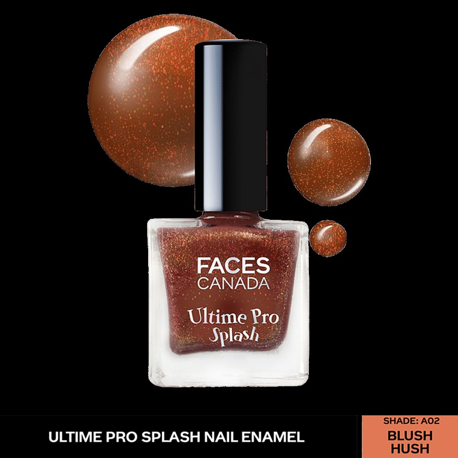 Faces Canada Ultime Pro Splash Nail Enamel - Long Lasting Shine