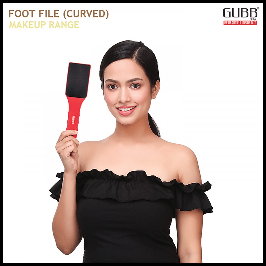 Gubb Curved Pedicure Foot File - For Smooth Heels