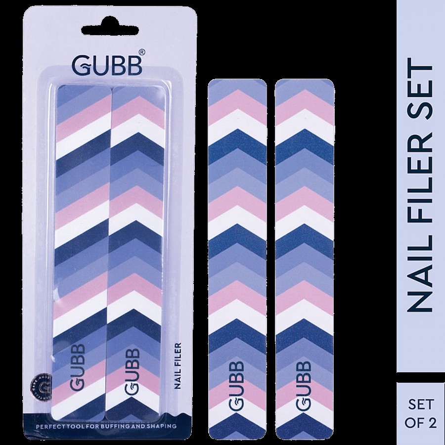 Gubb Nail Filer Set - For Buffing