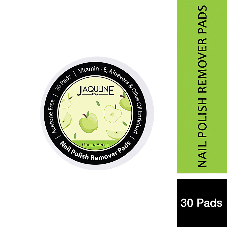 Jaquline USA Nail Polish Remover Pads - Acetone Free