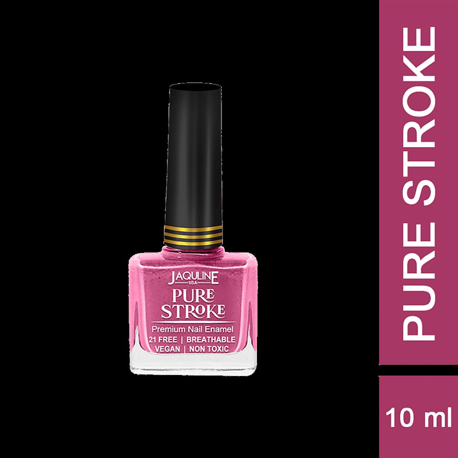 Jaquline USA Pure Stroke Nail Enamel - Breathable