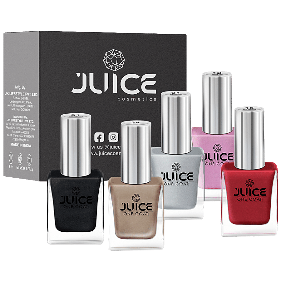 Juice NailPolish - Liquid Silver