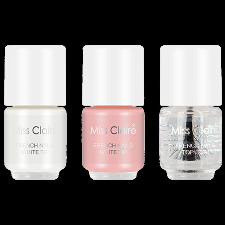 Miss Claire French Manicure Kit With Acrylic Box