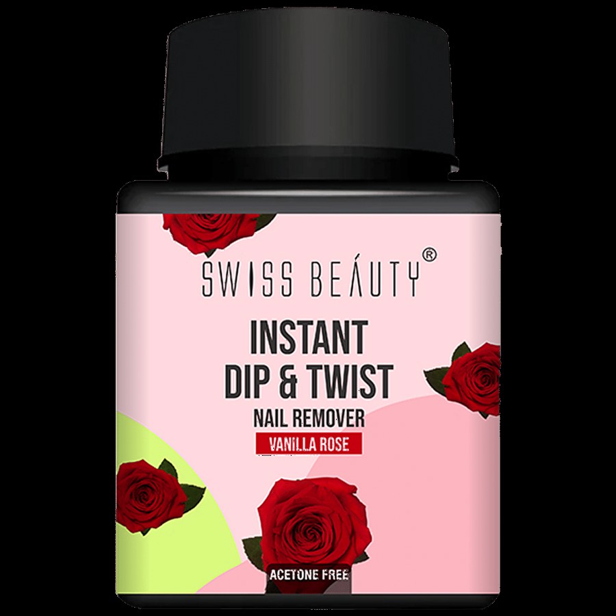 Swiss Beauty Instant Dip & Twist Nail Paint Remover - Acetone Free