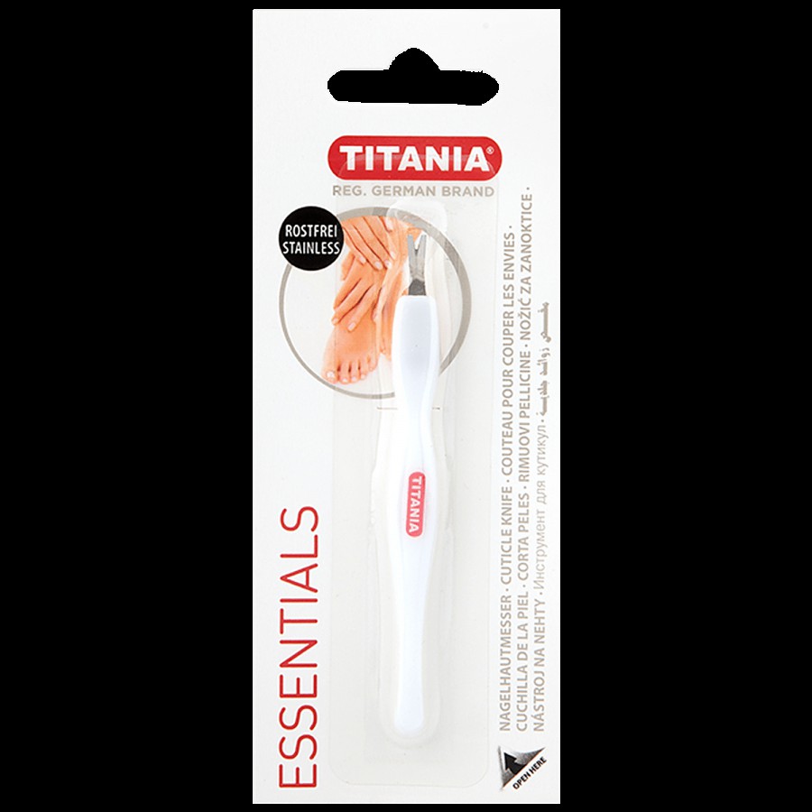 Titania Cuticle Knife - Stainless Steel