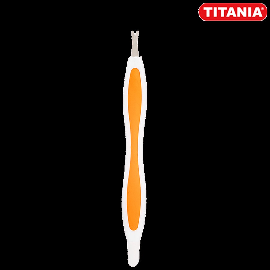 Titania Cuticle Knife & Pusher - Durable