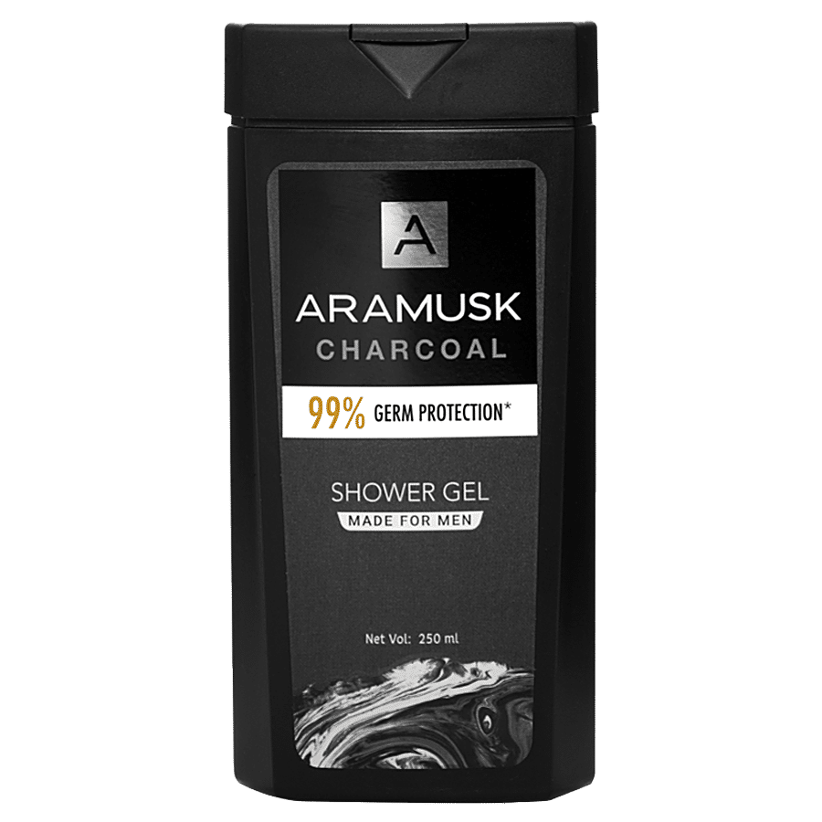 Aramusk Aramusk Charcoal Shower Gel - Removes Excess Oil & Dirt