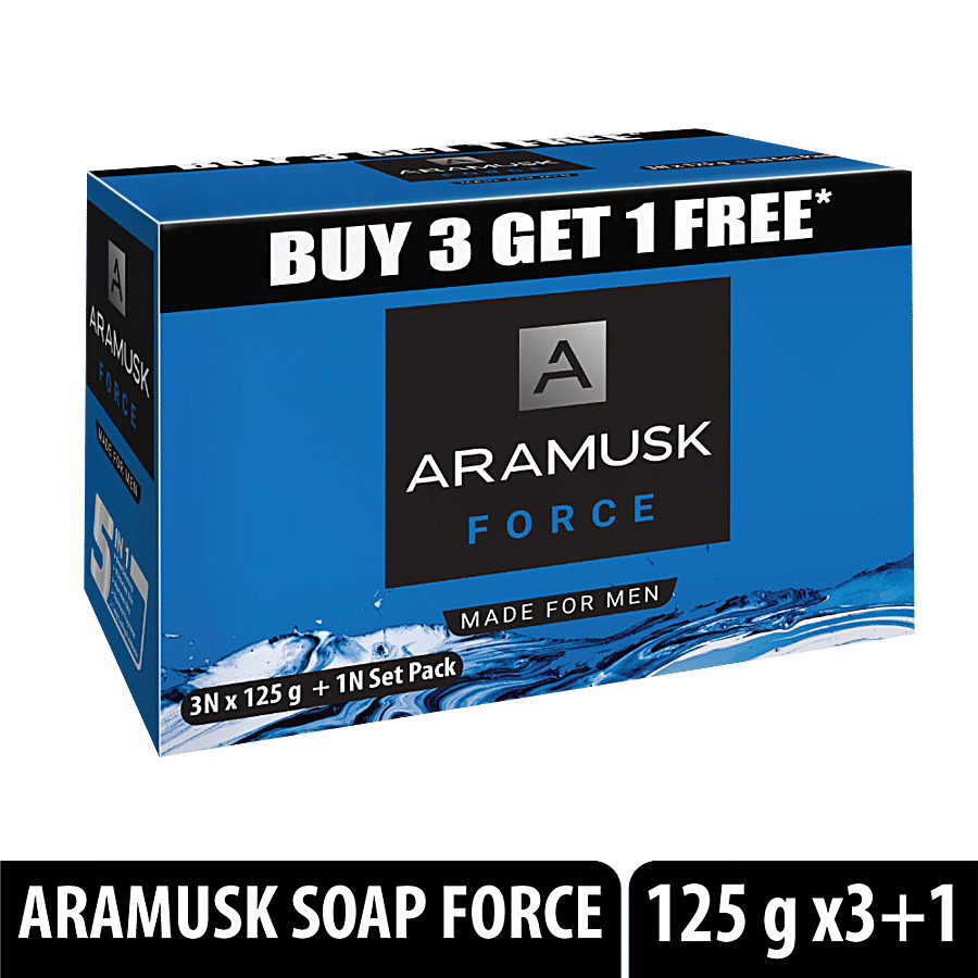 Aramusk Force Bathing Soap for Men| Refreshing Cool Feel