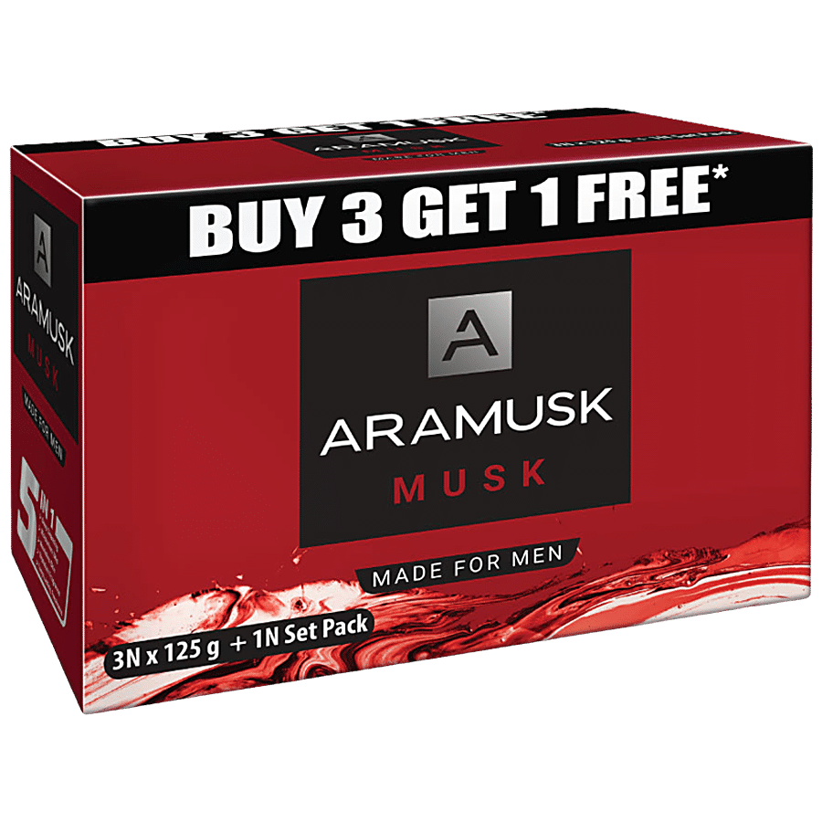 Aramusk Musk Bathing Soap for Men| Classic Musk Fragrance