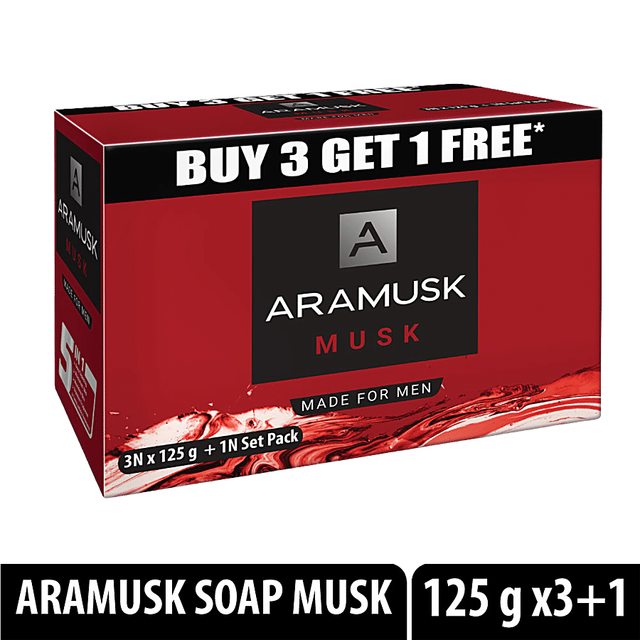 Aramusk Musk Bathing Soap for Men| Classic Musk Fragrance