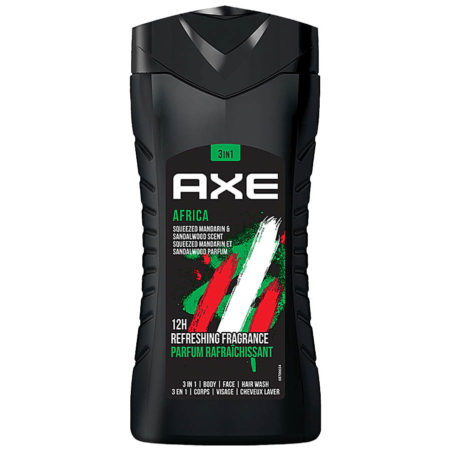 Axe Body wash Africa 3 In 1 Body Wash - For Men