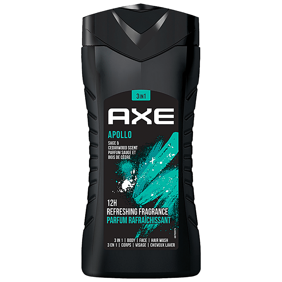 Axe Body wash Apollo 3 In 1 Body Wash - For Men