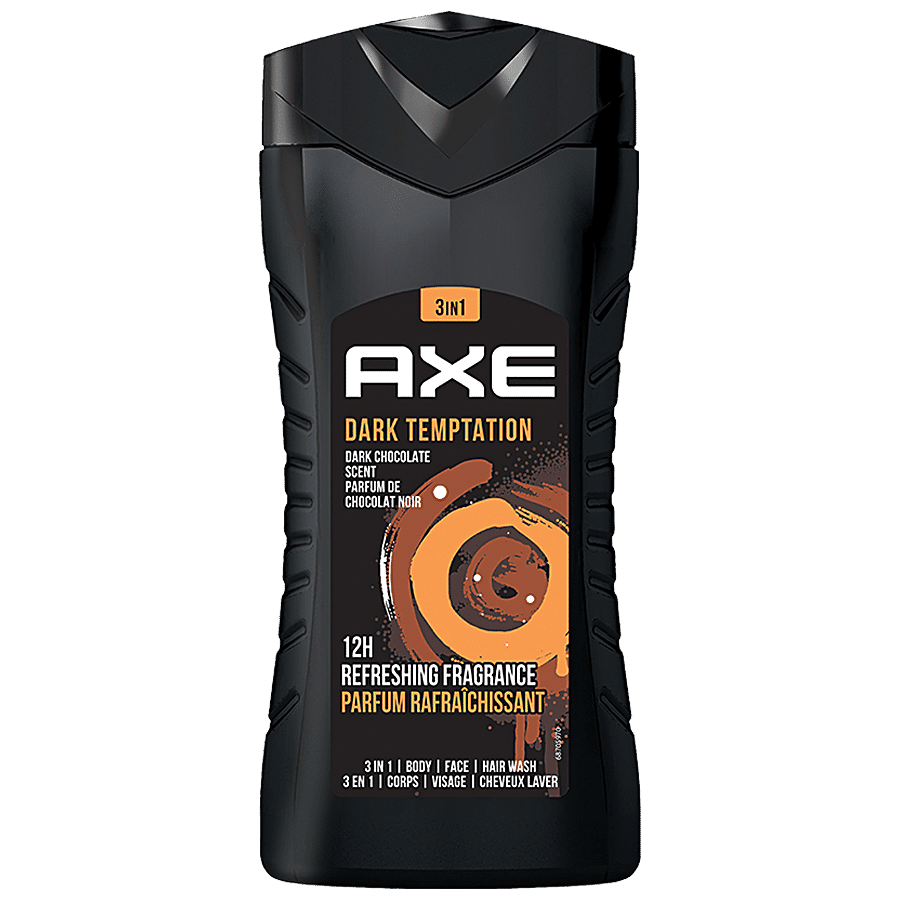 Axe Body wash Dark Temptation 3 In 1 Body Wash - For Men