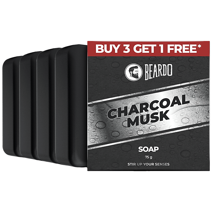 Beardo Beardo Charcoal Musk Soap