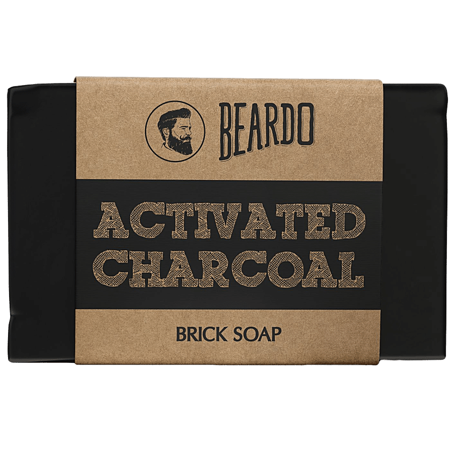 Beardo Brick Soap - Activated Charcoal