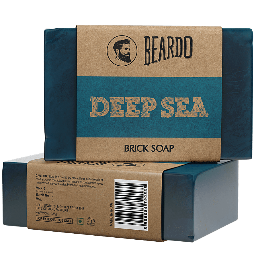 Beardo Brick Soap - Deep Sea