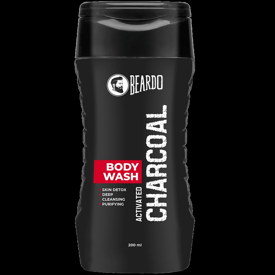 Beardo Activated Charcoal Body Wash - For Men