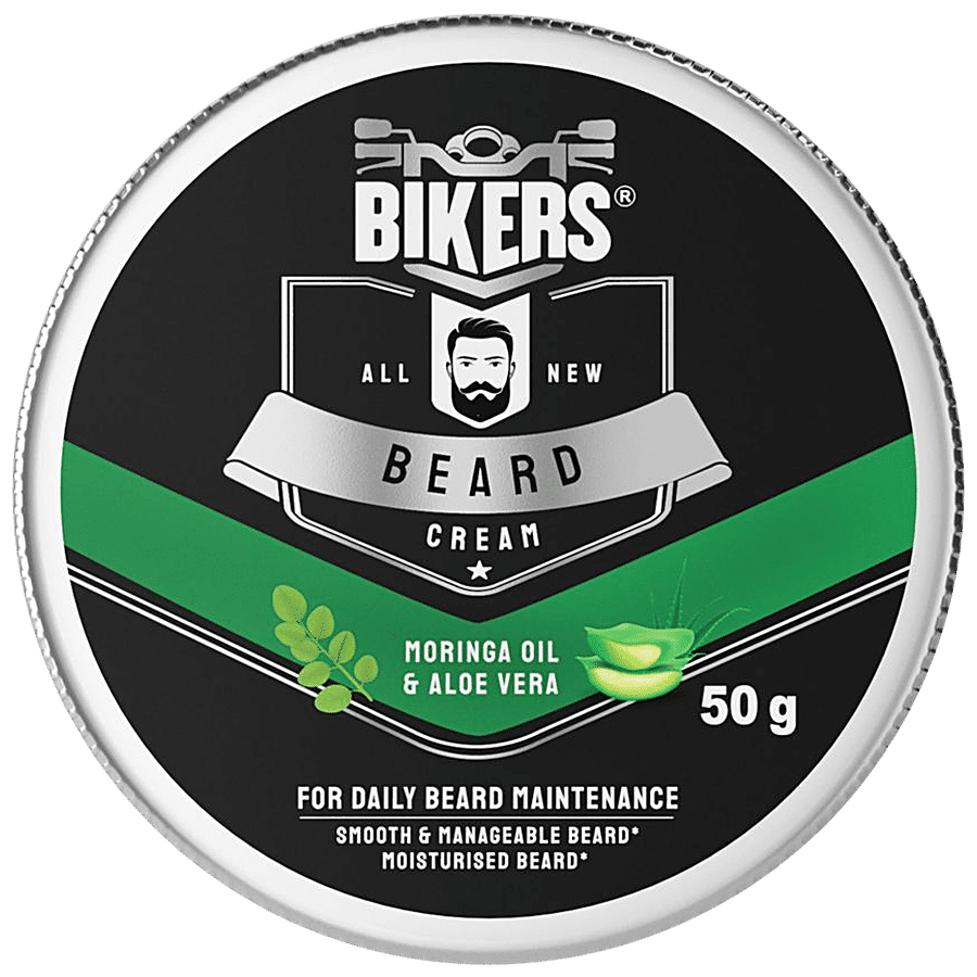 Biker's All New Beard Cream - For Smooth & Manageable