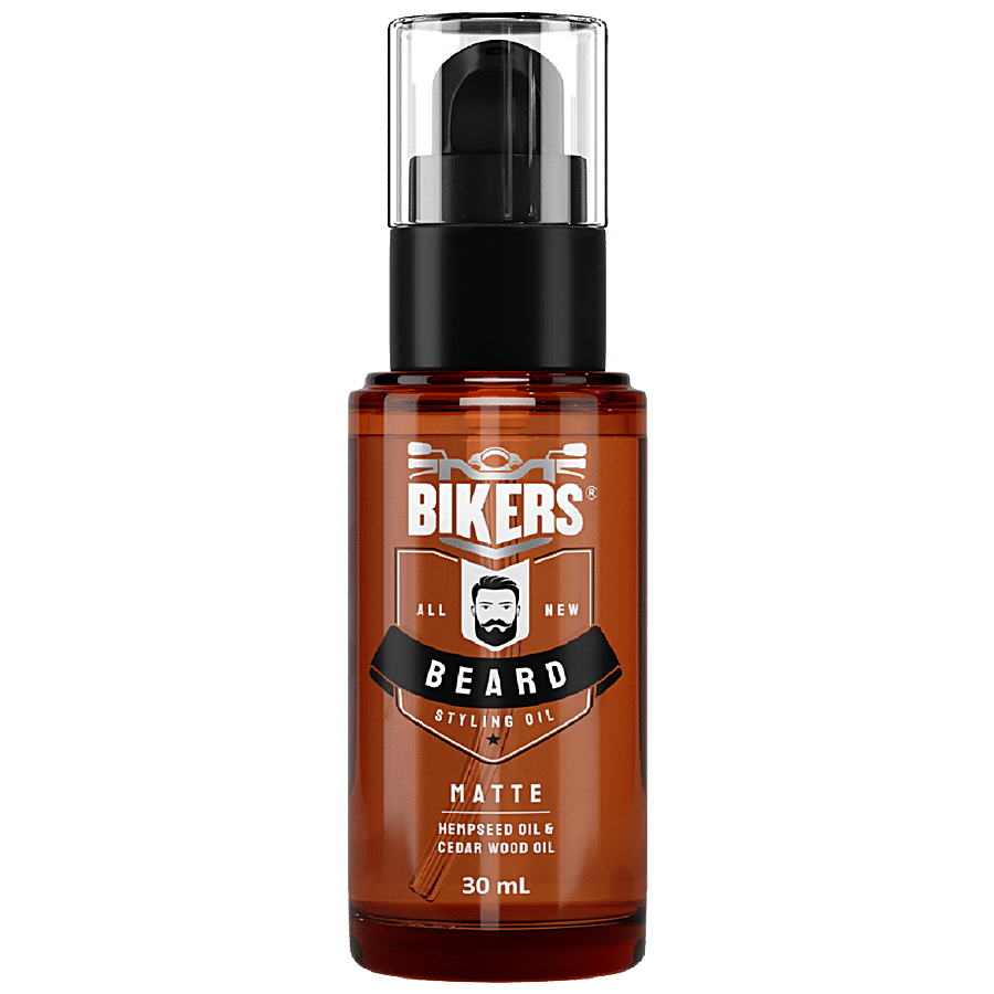 Biker's All New Beard Styling Oil - Matte Look