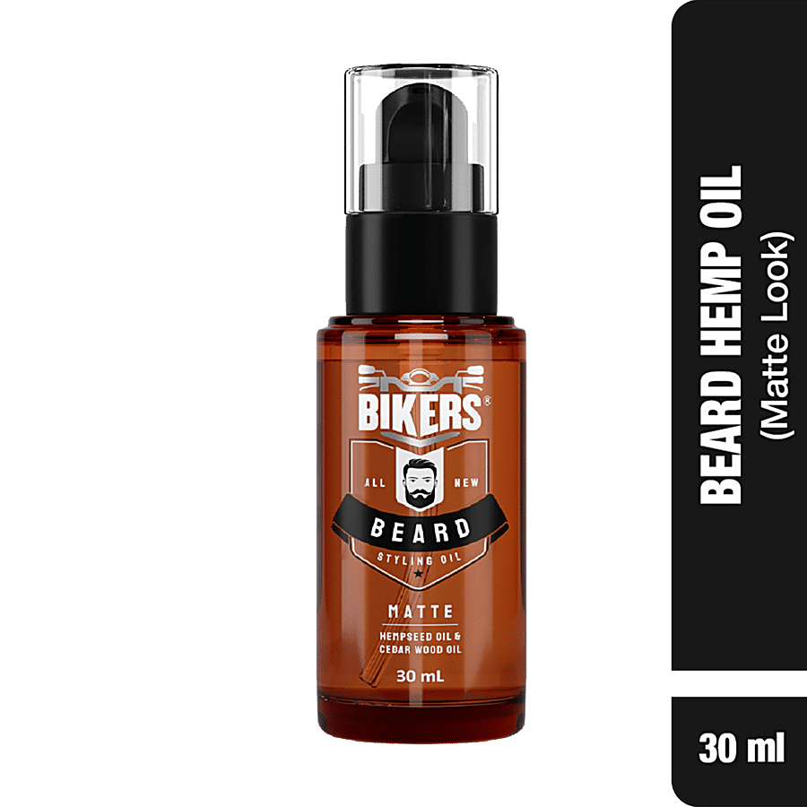 Biker's All New Beard Styling Oil - Matte Look